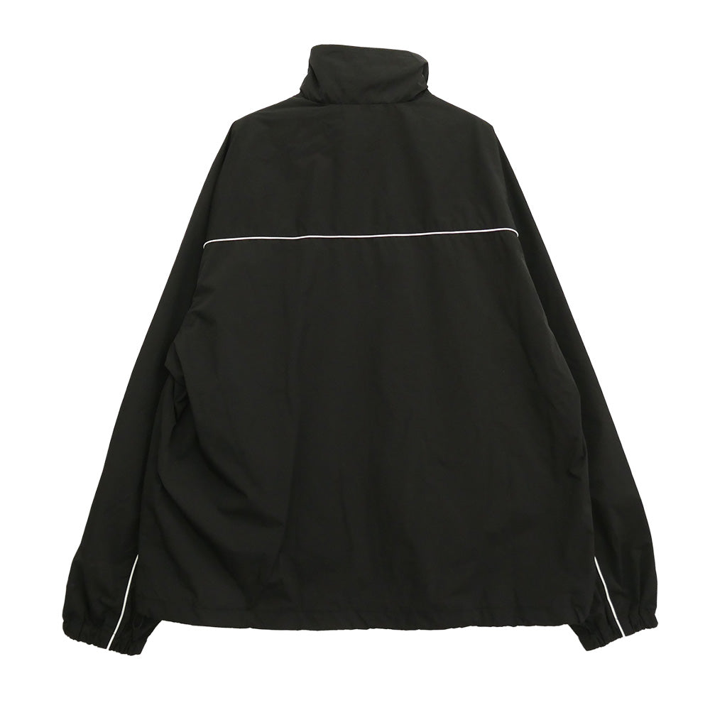 The Ennoy Professional ザ エンノイ プロフェッショナル 26SS SS26BRENJK01LP/SS26BRENPT01LP スタイリスト私物 Piping Nylon Track Suit パイピングナイロン トラックスーツ ジャケット パンツ セットアップ ブラック系 XXL【新古品】【未使用】【中古】