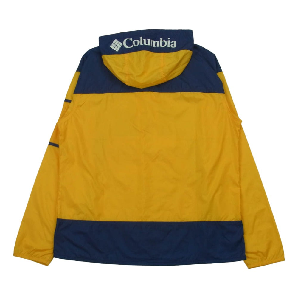 Columbia コロンビア 119KE2005 ナイロン パーカー ジャケット バングラデシュ製 イエロー系 ダークネイビー系 L【中古】