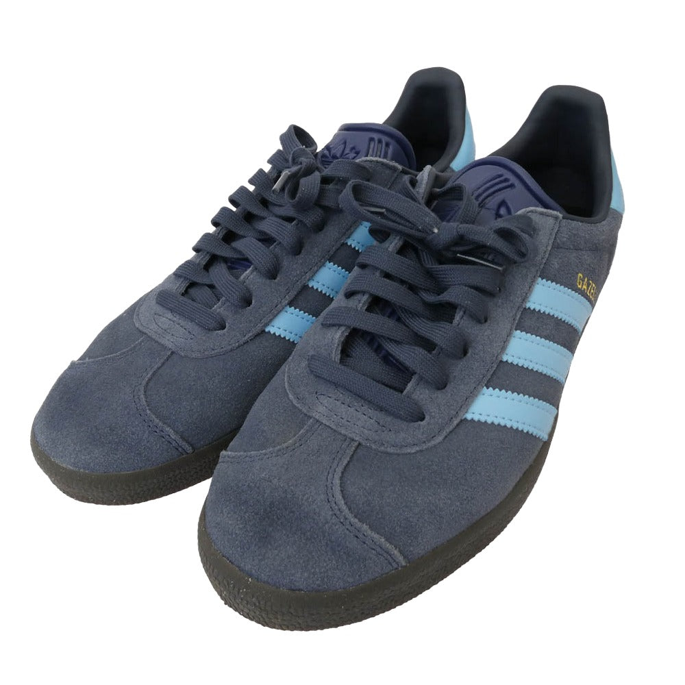 adidas アディダス IG4988 Gazelle ガゼル Shadow Navy シャドウネイビー スエード スニーカー ネイビー系 27.5cm【中古】