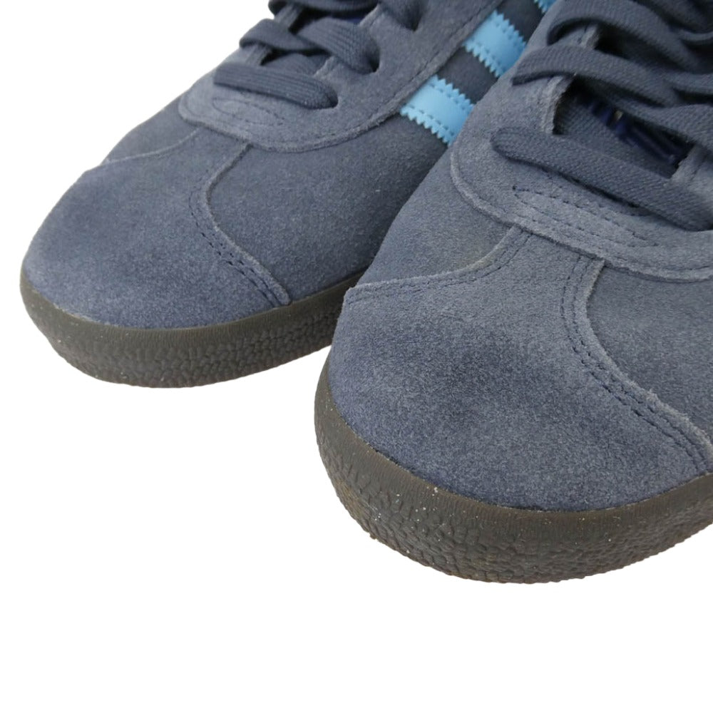 adidas アディダス IG4988 Gazelle ガゼル Shadow Navy シャドウネイビー スエード スニーカー ネイビー系 27.5cm【中古】