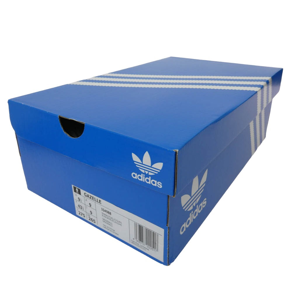 adidas アディダス IG4988 Gazelle ガゼル Shadow Navy シャドウネイビー スエード スニーカー ネイビー系 27.5cm【中古】