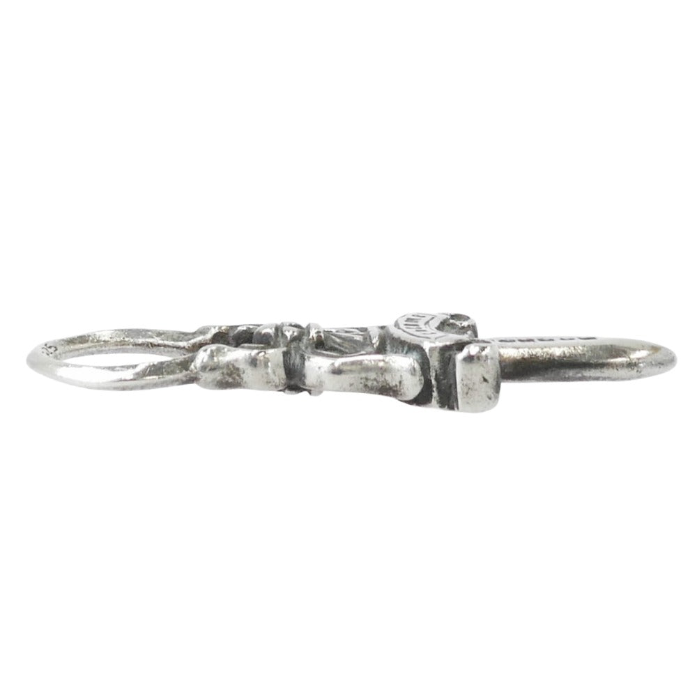 CHROME HEARTS クロムハーツ（原本無） #5 DAGGER ZIP2 ダガージップ ペンダントトップ シルバー系【中古】