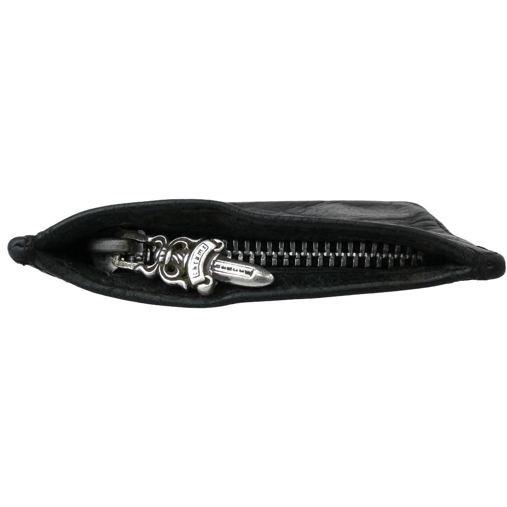 CHROME HEARTS クロムハーツ（原本無） ZPR CHNG 3×4 ジッパーチェンジパース コインケース レザー ミニウォレット ブラック系【中古】