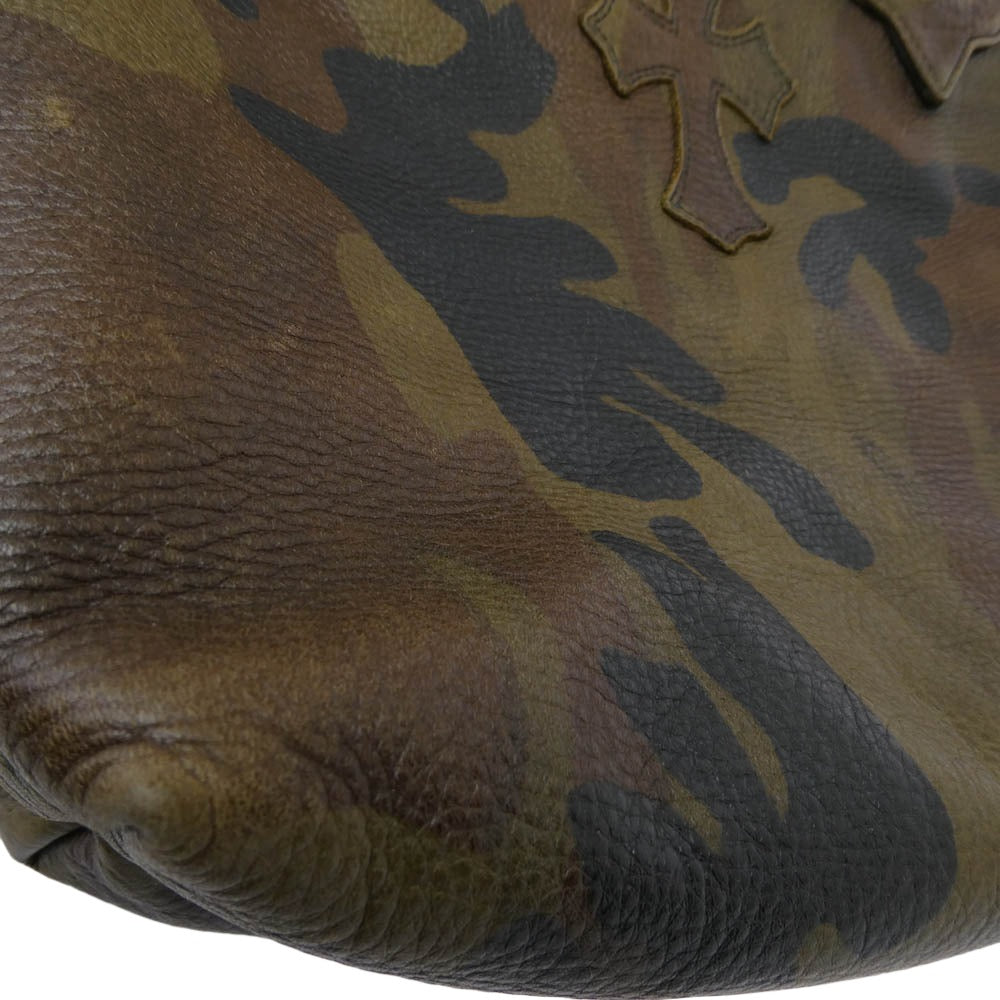 CHROME HEARTS クロムハーツ（原本無） FS TOTE FSトート クロスパッチ付き レザートートバッグ カモフラ カモフラージュ系【中古】