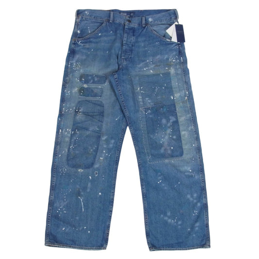 POLO RALPH LAUREN ポロ・ラルフローレン 26AW MNPODNM10920418 リラックス フィット ディストレスト カーペンター ジーンズ デニムパンツ インディゴブルー系 36【極上美品】【中古】
