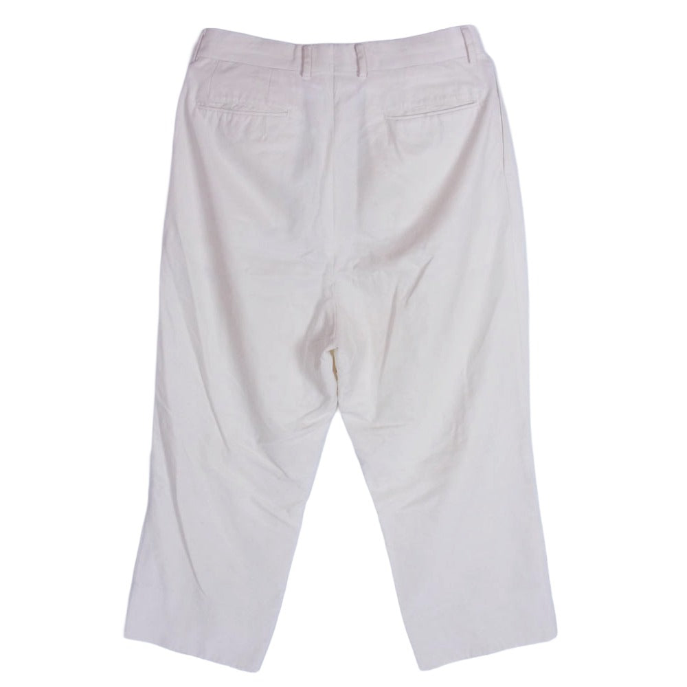 ニート スラックス パンツ オフホワイト系 48【中古】