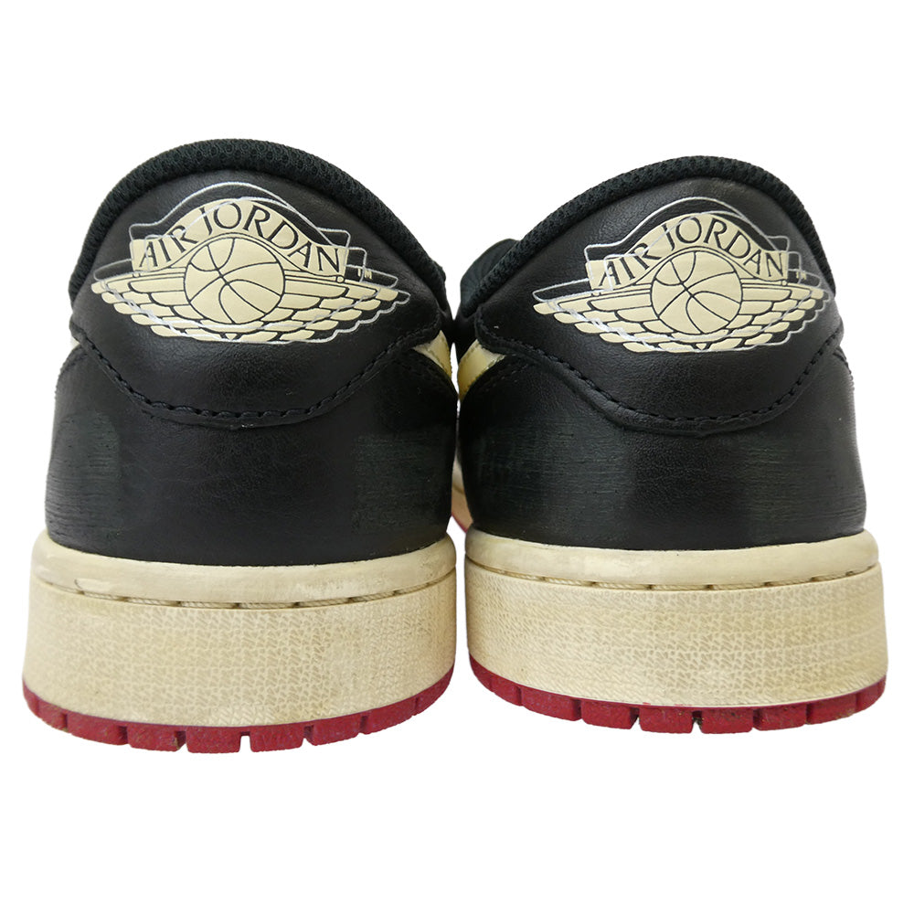 NIKE ナイキ IB8958-001 × Nigel Sylvester ナイジェルシルベスター Air Jordan 1 Retro Low OG AJ1 エアジョーダン レトロ ロー スニーカー ブラック系 27.0cm【中古】