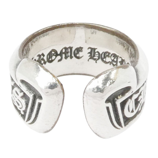 CHROME HEARTS クロムハーツ（原本無） SM SCROLL LABEL スモールスクロールラベル リング シルバー シルバー系 7.5号【中古】