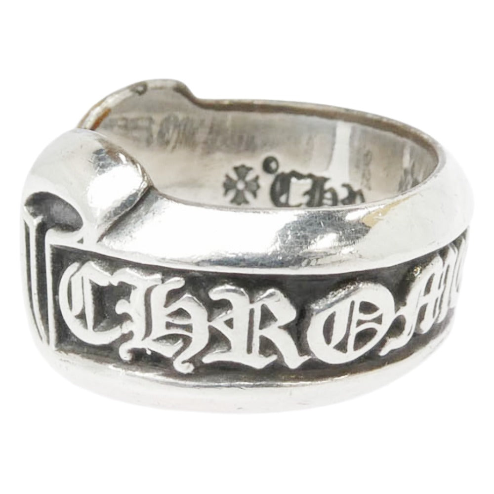 CHROME HEARTS クロムハーツ（原本無） SM SCROLL LABEL スモールスクロールラベル リング シルバー シルバー系 7.5号【中古】