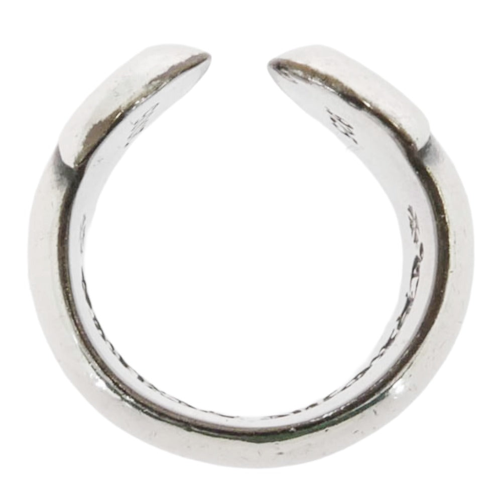 CHROME HEARTS クロムハーツ（原本無） SM SCROLL LABEL スモールスクロールラベル リング シルバー シルバー系 7.5号【中古】