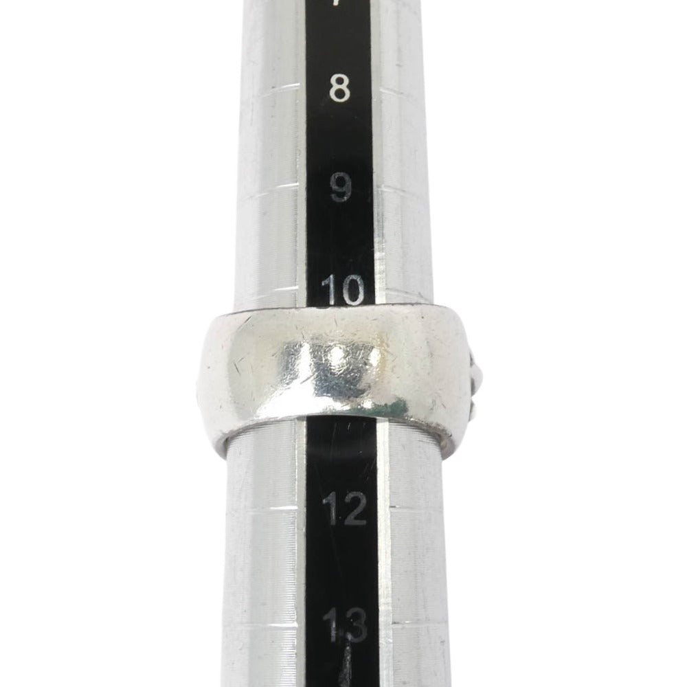 CHROME HEARTS クロムハーツ（原本無） FLRL CRS フローラルクロス リング シルバー系 約10.5号【中古】