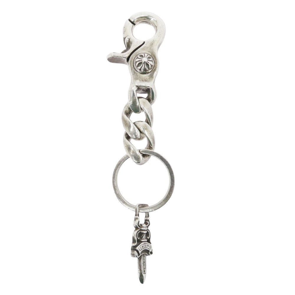 CHROME HEARTS クロムハーツ（原本有） CLP CHN CLASSIC-S ショート クラシックリンク キーチェーン ダガー シルバー系【中古】
