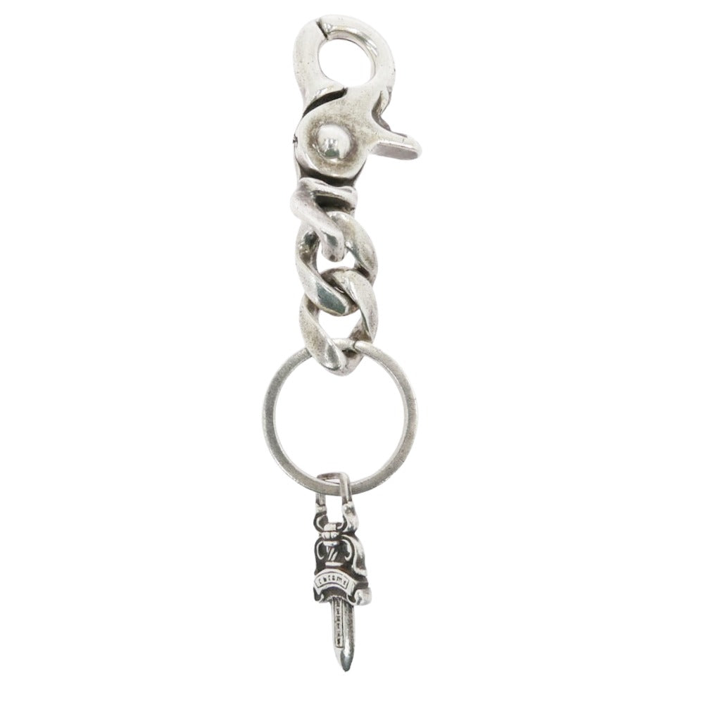 CHROME HEARTS クロムハーツ（原本有） CLP CHN CLASSIC-S ショート クラシックリンク キーチェーン ダガー シルバー系【中古】