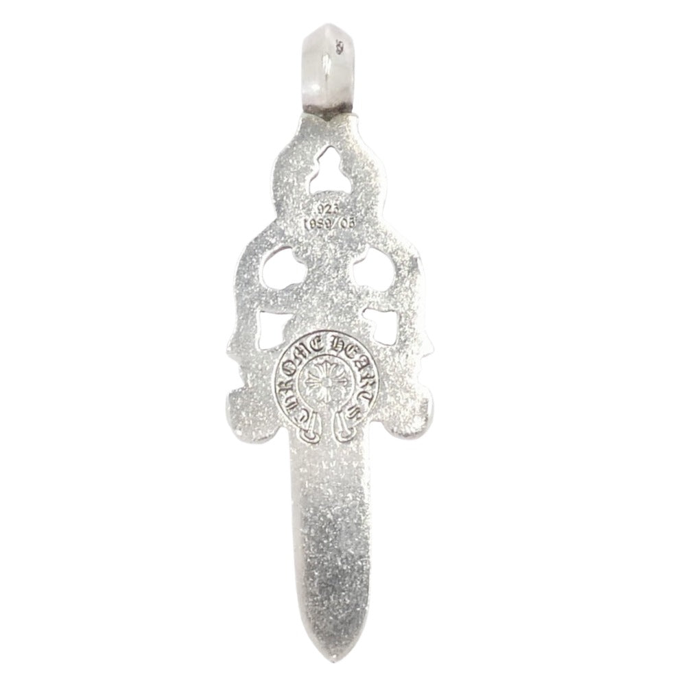 CHROME HEARTS クロムハーツ（原本有） LARGE DAGGER ラージダガー ペンダント トップ シルバー系【中古】