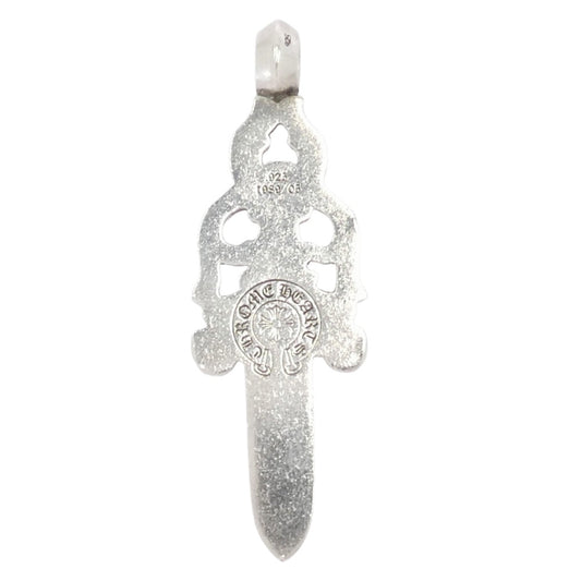 CHROME HEARTS クロムハーツ（原本有） LARGE DAGGER ラージダガー ペンダント トップ シルバー系【中古】