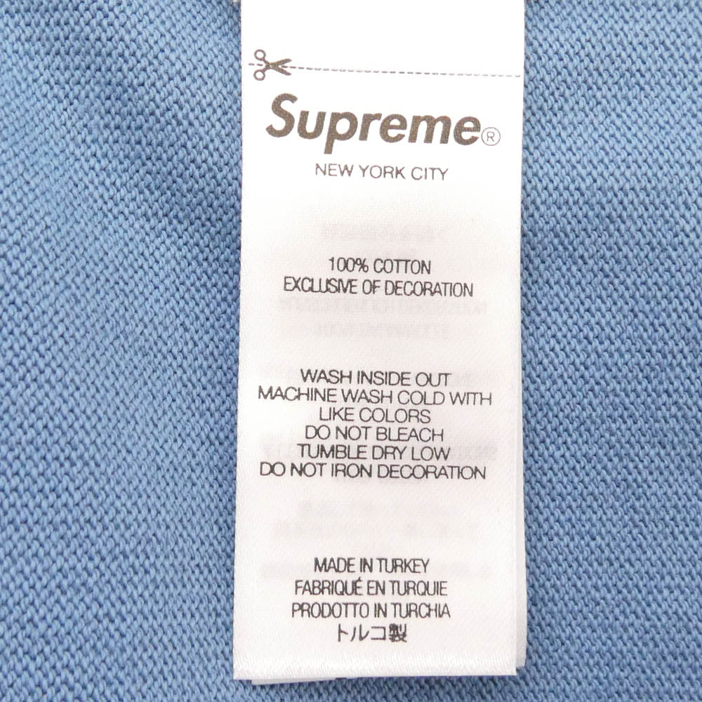 Supreme シュプリーム Split L/S Football Top スプリット フットボール トップ スウェット 長袖 Tシャツ グレー系 S【極上美品】【中古】