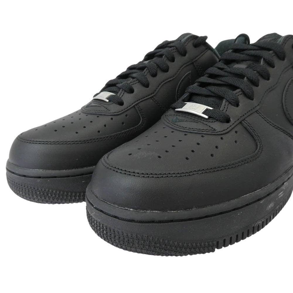 Supreme シュプリーム CU9225-001 Nike ナイキ Air Force 1 Low ナイキ エアフォース1 ロー スニーカー ブラック系 28cm【極上美品】【中古】