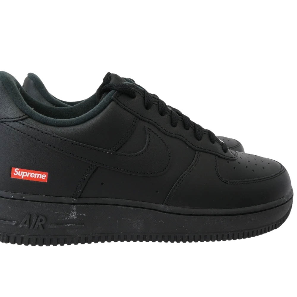 Supreme シュプリーム CU9225-001 Nike ナイキ Air Force 1 Low ナイキ エアフォース1 ロー スニーカー ブラック系 28cm【極上美品】【中古】