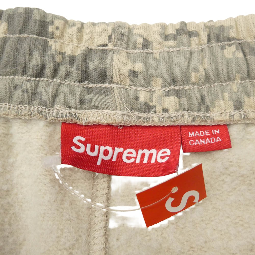 Supreme シュプリーム Small Box Cargo Sweatpant Digi Camo スモールボックスロゴ カモ スウェットパンツ カーキ系 S【中古】
