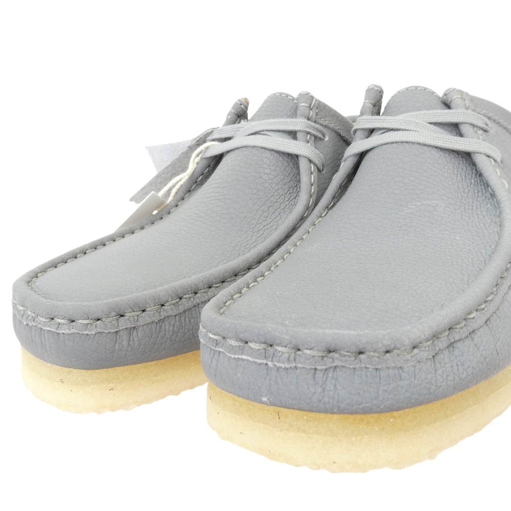 Supreme シュプリーム 25SS Clarks クラークス Reflective Wallabee Silver ワラビー シューズ グレー系 25.5cm【極上美品】【中古】