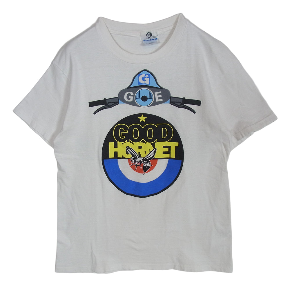GOODENOUGH グッドイナフ 初期 90S GOOD HORNET T-SHIRT 半袖Tシャツ ホワイト系 M【中古】