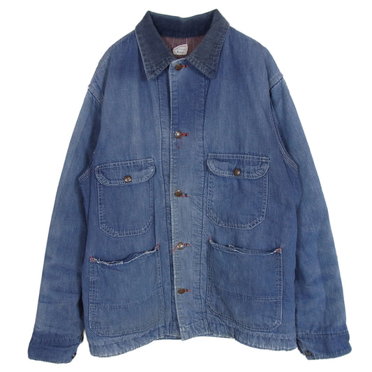 BIG MAC ビッグマック vintage ヴィンテージ 60s ブランケット付きカバーオール ジャケット　 インディゴブルー系 表記無し【中古】