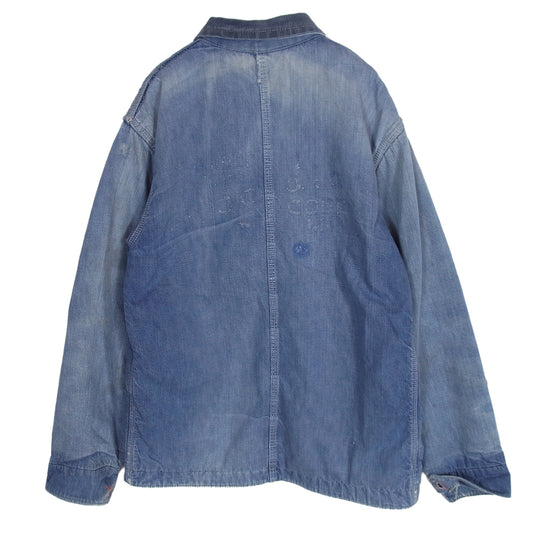 BIG MAC ビッグマック vintage ヴィンテージ 60s ブランケット付きカバーオール ジャケット　 インディゴブルー系 表記無し【中古】