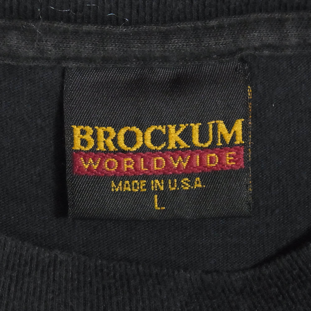 GRATEFUL DEAD グレイトフルデッド BROCKUM ブロッカム tour tシャツ 半袖 Ｔシャツ ブラック系 L【中古】