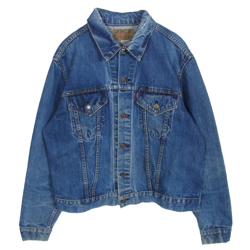 Levi's リーバイス vintage ヴィンテージ 60s～70s BIGE 4th 70505 ボタン裏526 デニムジャケット インディゴブルー系 表記無し【中古】