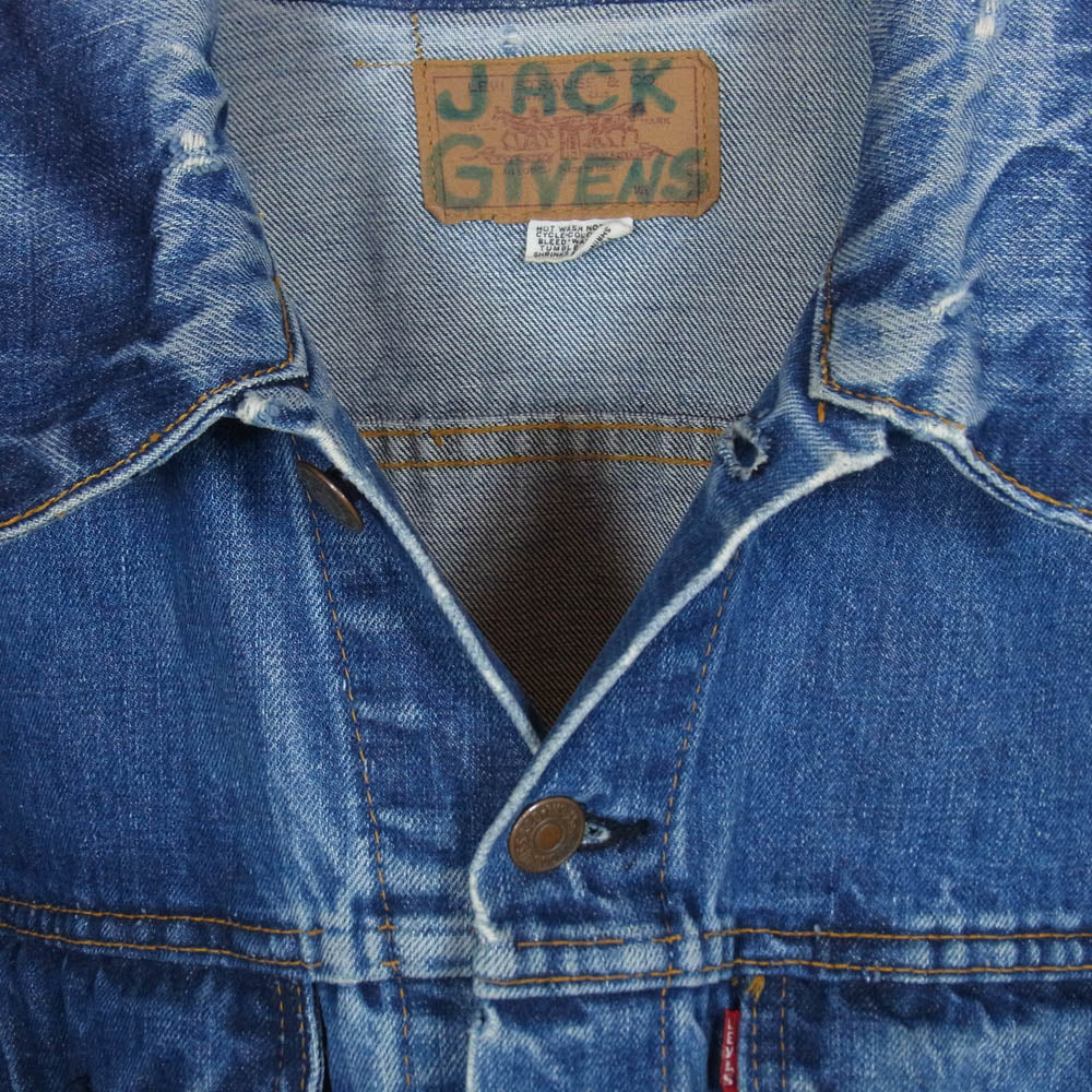 Levi's リーバイス vintage ヴィンテージ 60s～70s BIGE 4th 70505 ボタン裏526 デニムジャケット インディゴブルー系 表記無し【中古】