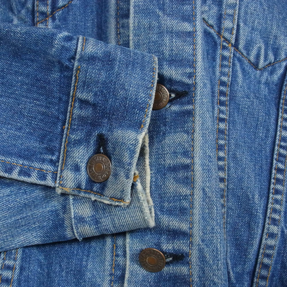Levi's リーバイス vintage ヴィンテージ 60s～70s BIGE 4th 70505 ボタン裏526 デニムジャケット インディゴブルー系 表記無し【中古】