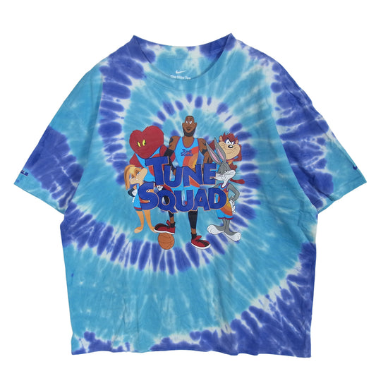 NIKE ナイキ DH3824-100 × Tune Squad SPACE JAM SPACE PLAYERS LBJ SJ SU S/S TEE スペースジャム スペースプレイヤーズ レブロンジェームズ タイダイ Tシャツ 半袖カットソー ブルー系 3XL【中古】