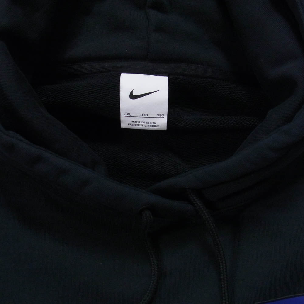 NIKE ナイキ DJ3901-010 × Tune Squad SPACE JAM SPACE PLAYERS スペースジャム スペースプレイヤーズ レブロンジェームズ ローラバニー ロゴ プルオーバー パーカー フーディー ブラック系 XXXL【中古】
