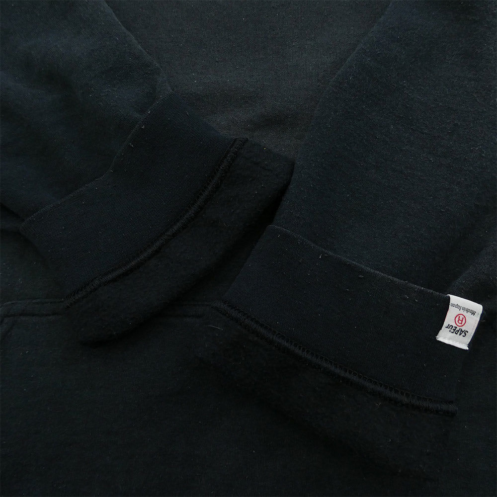 SAPEUR サプール 迷彩 カモフラ柄 ロッドマン バックプリント スウェットシャツ パーカー フーディ フェード XXL ブラック系 XXL【中古】