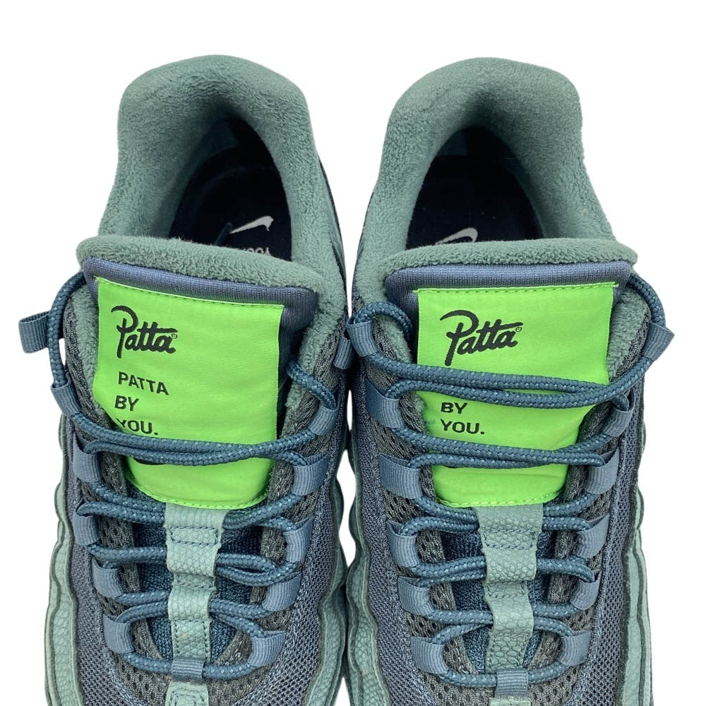 NIKE ナイキ CJ1892-999 AIR MAX 90/95 ID PATTA BY YOU エアマックス 90/95 パタ バイユー ローカット スニーカー グリーン系 28.5cm【中古】
