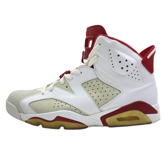 NIKE ナイキ 17SS 384664-113 Air Jordan 6 Retro Altenate Hare エアジョーダン6 レトロ オルタネイト ヘア ハイカット スニーカー ホワイト系 レッド系 29cm【中古】