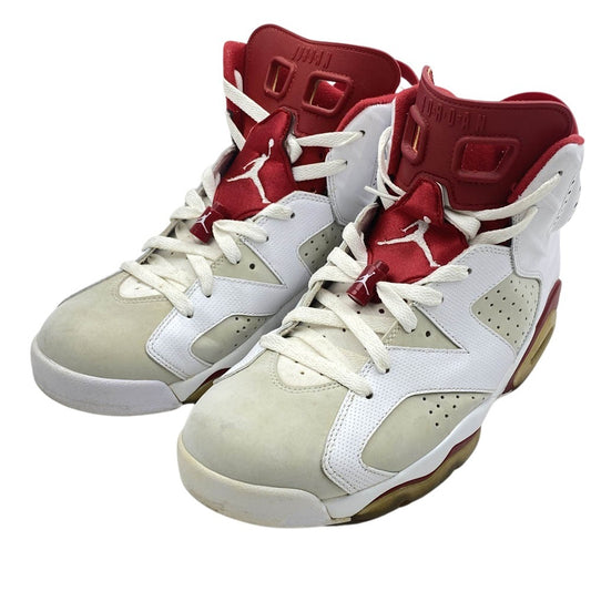 NIKE ナイキ 17SS 384664-113 Air Jordan 6 Retro Altenate Hare エアジョーダン6 レトロ オルタネイト ヘア ハイカット スニーカー ホワイト系 レッド系 29cm【中古】
