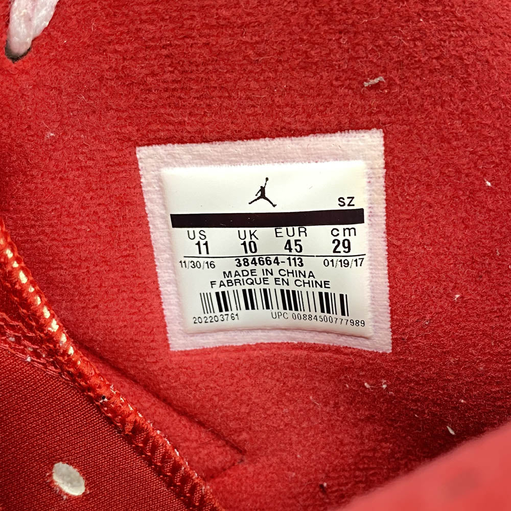 NIKE ナイキ 17SS 384664-113 Air Jordan 6 Retro Altenate Hare エアジョーダン6 レトロ オルタネイト ヘア ハイカット スニーカー ホワイト系 レッド系 29cm【中古】