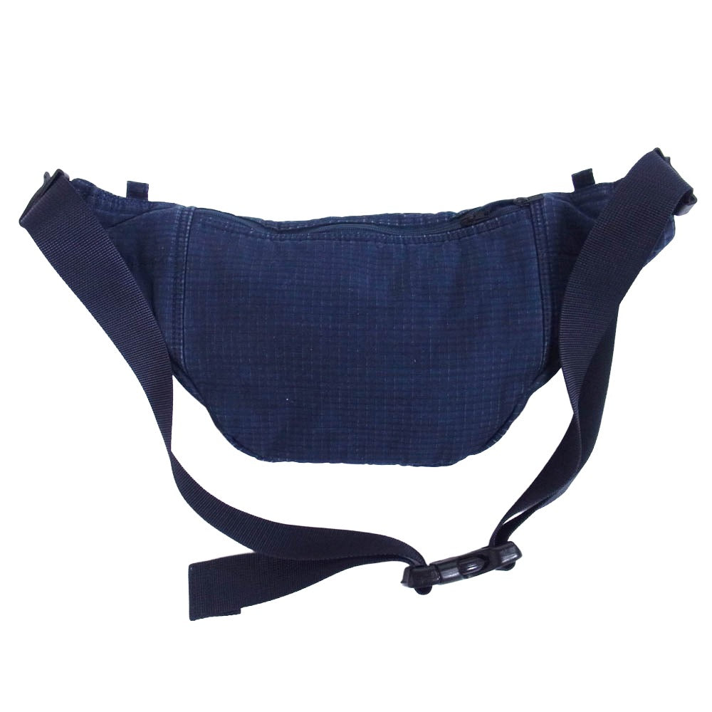 PORTER ポーター BLUE BLUE ブルーブルー リップストップ ウエストバッグ ボディバッグ ネイビー系【中古】