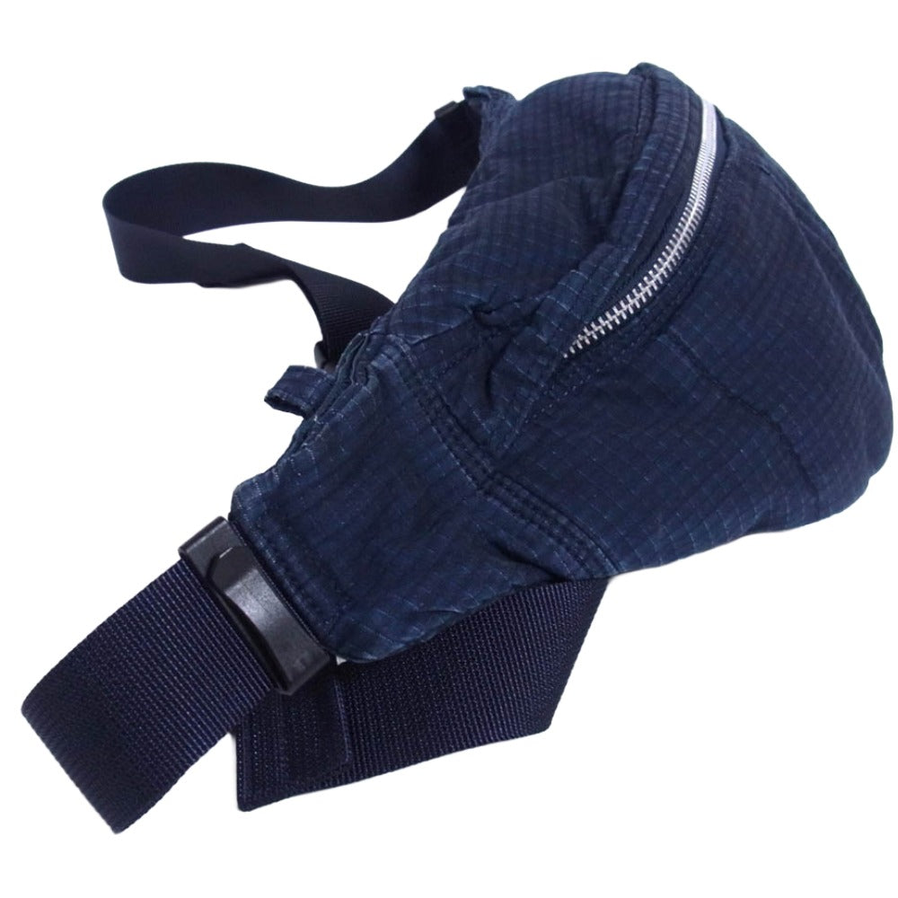 PORTER ポーター BLUE BLUE ブルーブルー リップストップ ウエストバッグ ボディバッグ ネイビー系【中古】