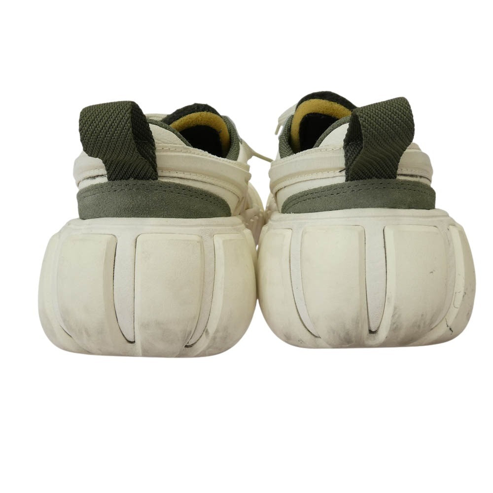 ONITSUKA TIGER オニツカタイガー F460622 DENTIGRE LS スニーカー ホワイト系 カーキ系 24.5cm【中古】