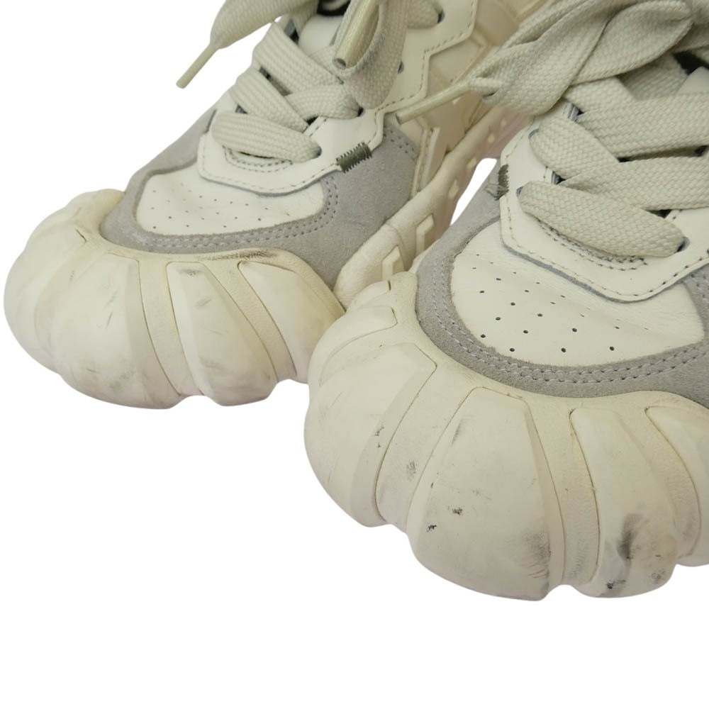 ONITSUKA TIGER オニツカタイガー F460622 DENTIGRE LS スニーカー ホワイト系 カーキ系 24.5cm【中古】