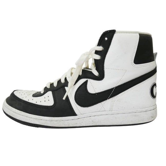 COMME des GARCONS HOMME PLUS コムデギャルソンオムプリュス FD4159-101 Terminator High ターミネーター ハイ スニーカー ブラック系 ホワイト系 28cm【中古】