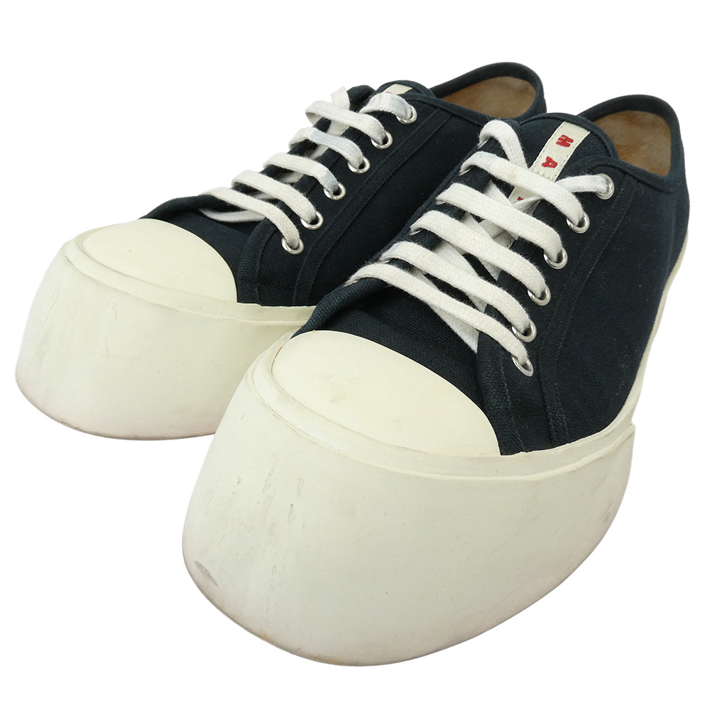 MARNI マルニ PABLO パブロ キャンバス スニーカー ブラック系 ホワイト系 42【中古】