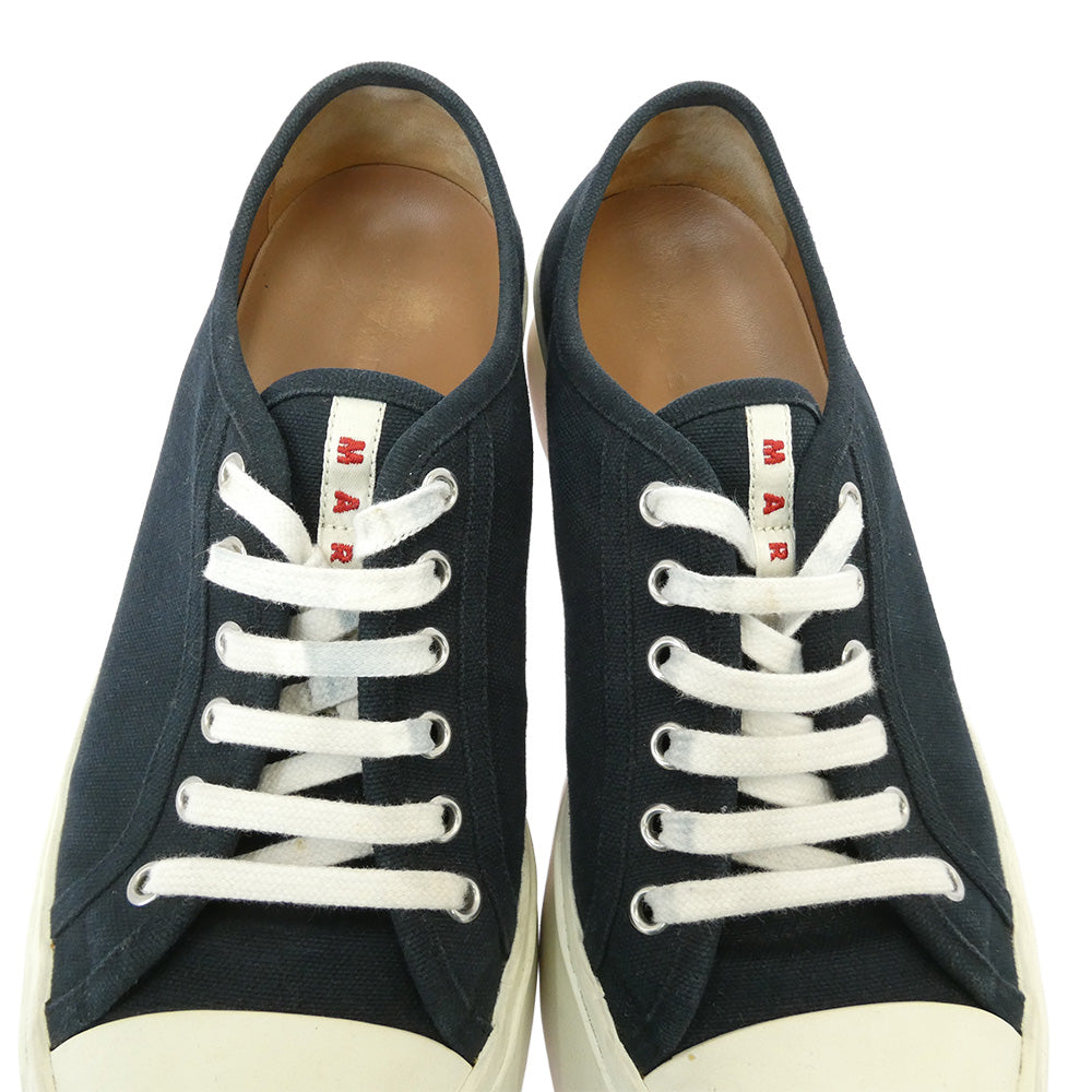 MARNI マルニ PABLO パブロ キャンバス スニーカー ブラック系 ホワイト系 42【中古】