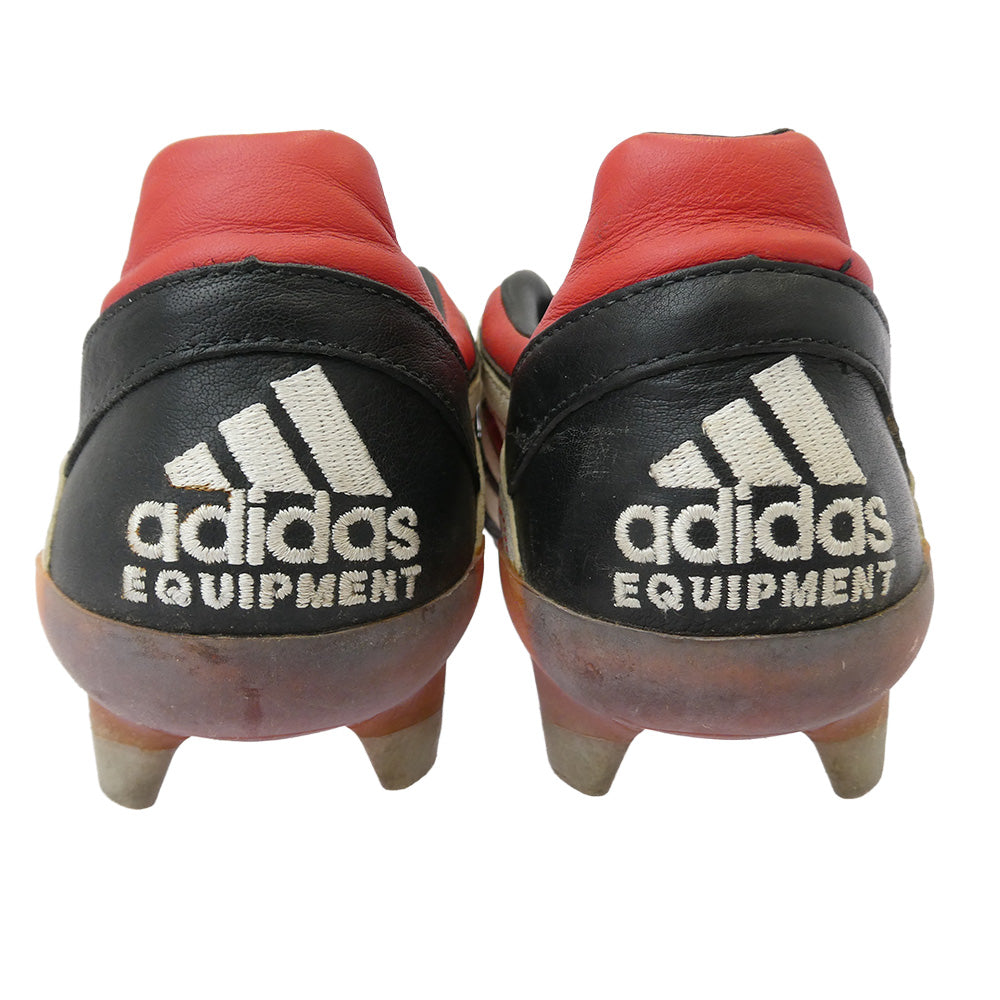 adidas アディダス 98年製 VINTAGE ヴィンテージ predator アクセレレイター スパイク スニーカー ブラック系 レッド系 実寸サイズ：26cm【中古】