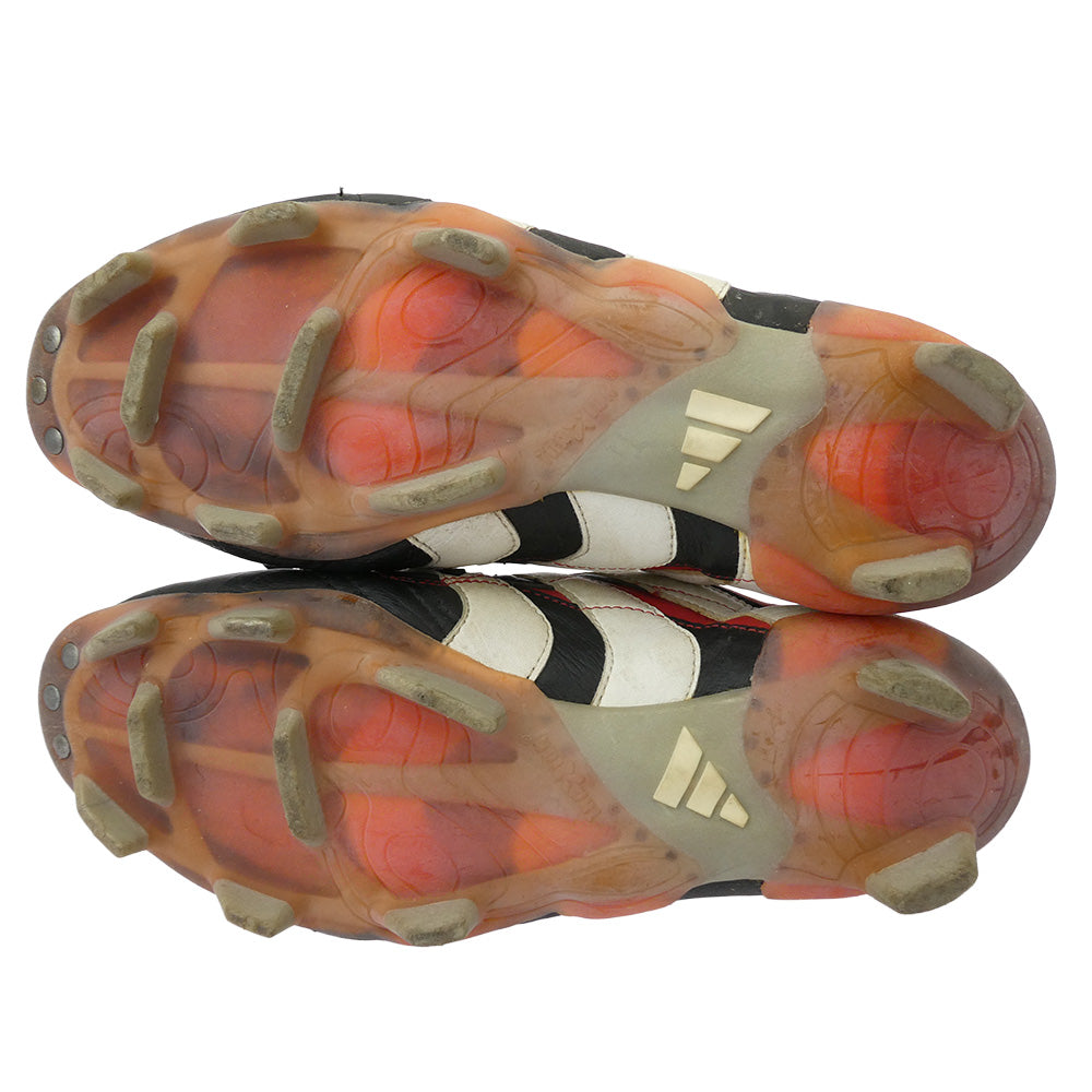 adidas アディダス 98年製 VINTAGE ヴィンテージ predator アクセレレイター スパイク スニーカー ブラック系 レッド系 実寸サイズ：26cm【中古】