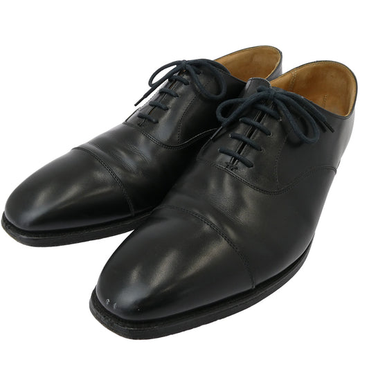 CROCKETT&JONES クロケットアンドジョーンズ 5057 HALLAM ハラム ストレートチップ レザー シューズ ブラック系 8.5【中古】