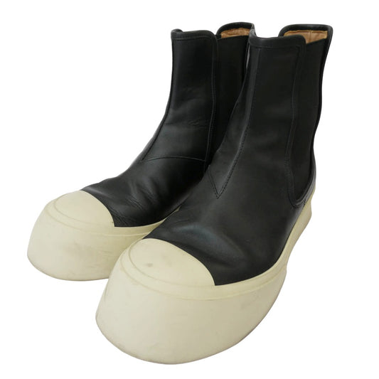 MARNI マルニ パブロ チェルシー サイドゴア ブーツ ハイカット スニーカー ブラック系 42【中古】