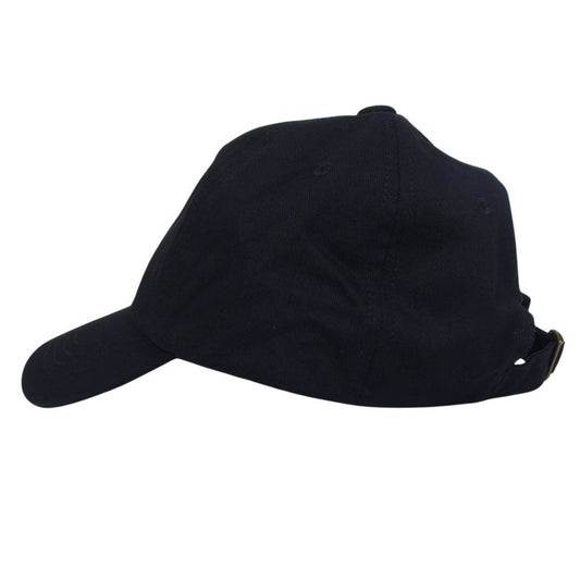 A BATHING APE アベイシングエイプ ロゴ 刺繍 キャップ 帽子 ブラック系 F【新古品】【未使用】【中古】